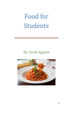 Food for students - Krish Agnani