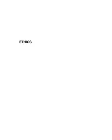 Ethics - MD