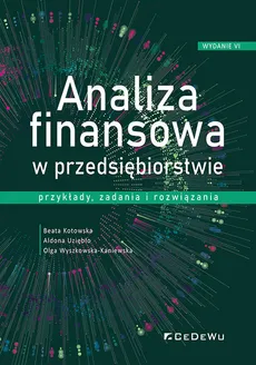 Analiza finansowa w przedsiębiorstwie - Beata Kotowska, Aldona Uziębło, Olga Wyszkowska-Kaniewska