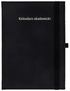 Kalendarz akademicki A5T Piko z gumka czarny