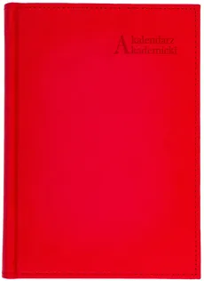 Kalendarz akademicki 2023/2024 A5T Vivella czerwony