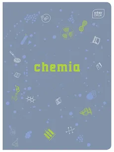 Zeszyt A5 w kratkę 60 kartek Chemia 10 sztuk mix
