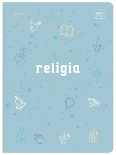 Zeszyt A5 w kratkę 60 kartek Religia 10 sztuk mix