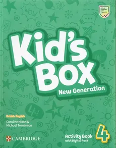 Kid's Box New Generation 4 Activity Book with Digital Pack - Outlet - Caroline Nixon, Michael Tomlinson