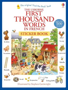 First Thousand Words in French Sticker Book - Outlet - Heather Amery