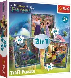 Puzzle 3w1 Bohaterowie magicznego Encanto