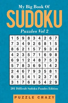My Big Book Of Soduku Puzzles Vol 2 - Crazy Puzzle
