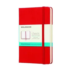 Notes Moleskine Classic P, kropki, scarlet red