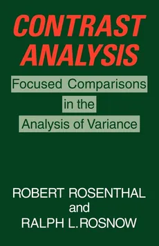 Contrast Analysis - Robert Rosenthal