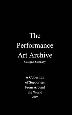 The Performance Art Archive - Boris Nieslony