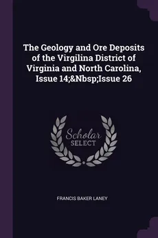 The Geology and Ore Deposits of the Virgilina District of Virginia and North Carolina, Issue 14;&Nbsp;Issue 26 - Francis Baker Laney
