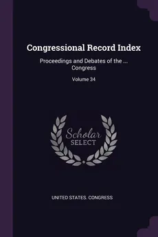 Congressional Record Index - States. Congress United