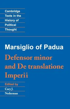 Marsiglio of Padua - of Padua Marsiglio