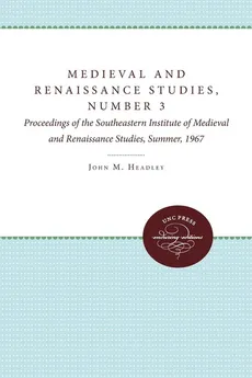 Medieval and Renaissance Studies, Number 3