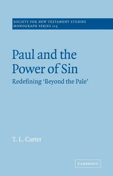 Paul and the Power of Sin - T. L. Carter