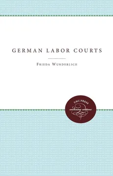 German Labor Courts - Frieda Wunderlich