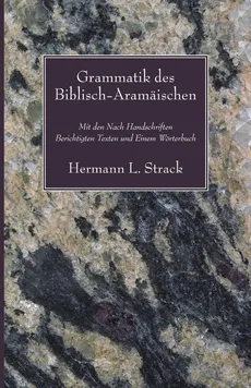 Grammatik des Biblisch-Aramaischen - Hermann L. Strack