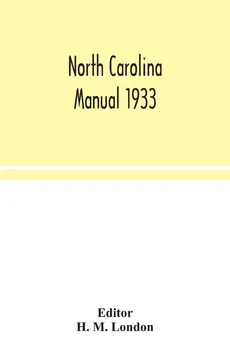 North Carolina manual 1933