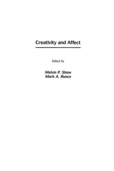 Creativity and Affect - Melvin Shaw