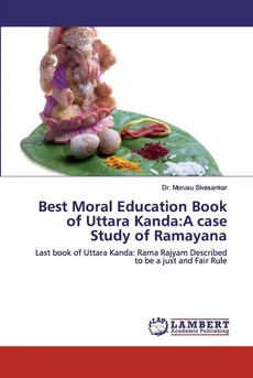 Best Moral Education Book of Uttara Kanda - Dr. Morusu Sivasankar