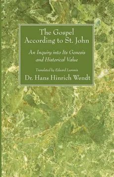 The Gospel According to St. John - Hans Hinrich Wendt