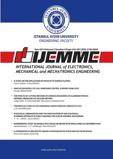 International Journal of Electronics, Mechanical and Mechatronics Engineering - Osman  Nuri UCAN