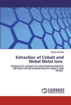 Extraction of Cobalt and Nickel Metal Ions - Ganesh Kamble