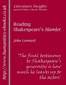 Reading Shakespeare's Hamlet - John Lennard