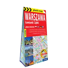 Warszawa Łomianki Ząbki foliowany plan miasta 1:26 000