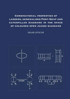 Combinatorial properties of ladders, generalised Pont-Neuf and caterpillar diagrams in the space of coloured open Jacobi diagrams - Frank Ditsche