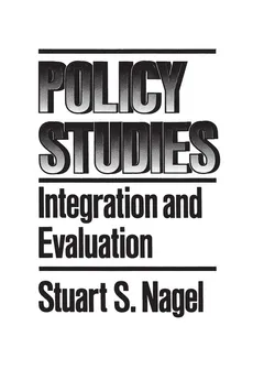 Policy Studies - Stuart Nagel