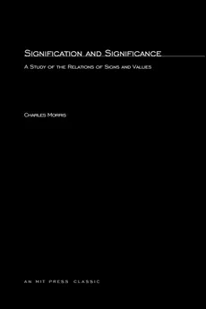 Signification And Significance - Morris Charles