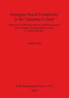 Emergent Social Complexity in the Yangshao Culture - Xiaolin Ma