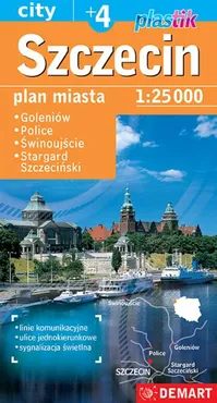 Szczecin Plan miasta 1:25 000