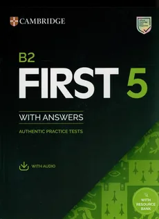 B2 First 5 Student's Book with Answers with Audio with Resource Bank - Outlet