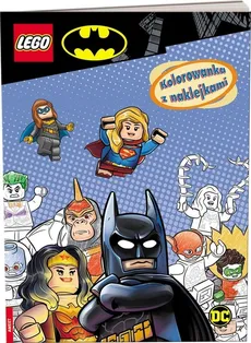 Lego Dc Comics Kolorowanka z naklejkami