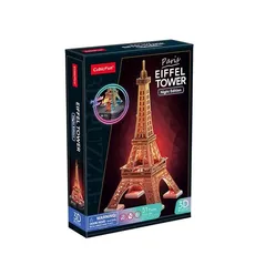 Puzzle 3D LED Wieża Eiffla - Outlet