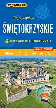 Województwo Świętokrzyskie Mapa atrakcji turystycznych 1:200 000
