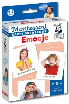 Montessori Karty obrazkowe Emocje (2-5 lat). Kapitan Nauka - Outlet - Katarzyna Dołhun