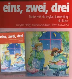 eins zwei drei 1 Podręcznik z kasetą - Outlet - Ewa Krawczyk, Lucyna Halej, Marta Kozubska
