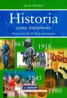 Historia 3 Czasy najnowsze Podręcznik - Outlet - Jacek Chachaj