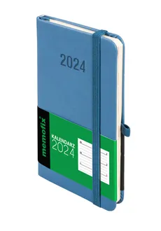 Kalendarz 2024 Memo A6 TDW niebieski
