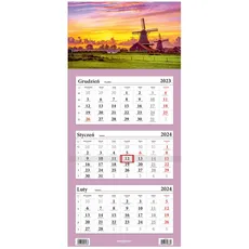 Kalendarz 2024 LUX Trójdzielny Wiatrak