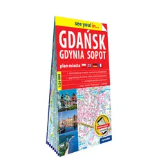 Gdańsk Gdynia Sopot papierowy plan miasta 1:26 000 - zbiorowe opracowanie