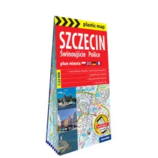 Szczecin Świnoujście Police foliowany plan miasta 1:22 000