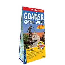 Gdańsk Gdynia Sopot laminowany plan miasta 1:26 000 - zbiorowe opracowanie