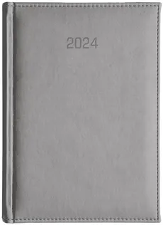 Kalendarz 2024 B5 tygodniowy z notesem Vivella szary