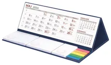 Kalendarz 2024 z notesem MAXI granat