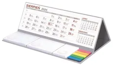 Kalendarz 2024 z notesem MAXI szary