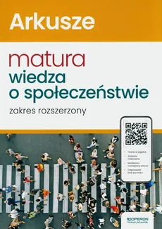 Arkusze maturalne Matura 2024 Wiedza o społeczeństwie Zakres rozszerzony - Outlet - Artur Derdziak